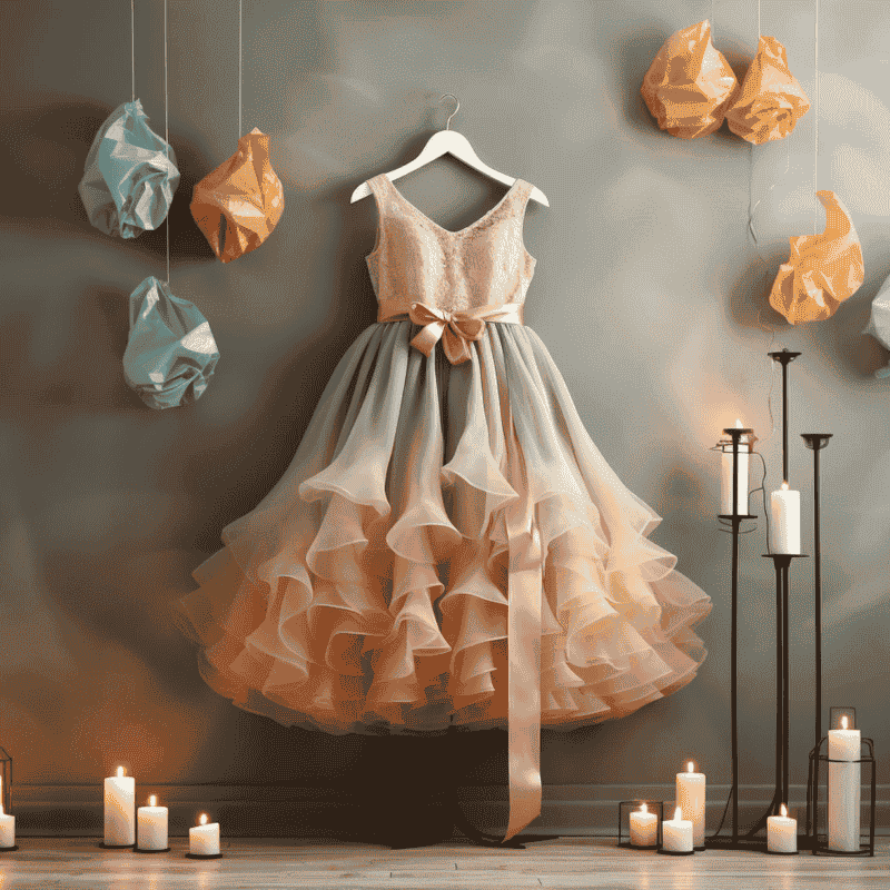 Elegant Girls' Floral Cotton Dress – Comfortable, Stylish, and Perfect for Every Occasion